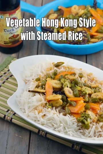 Vegetable Hong Kong Style With Steamed Rice Recipe