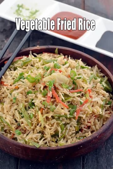 Chinese Vegetable Fried Rice Recipe (Chinese Fried Rice)