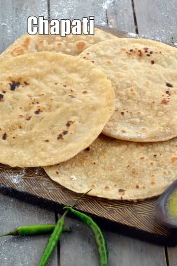 Chapati Recipe (Authentic Indian Chapati)