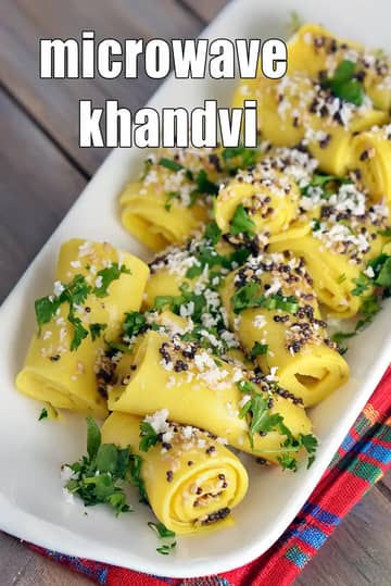 Microwave Khandvi Recipe (Gujarati Khandvi In Microwave)