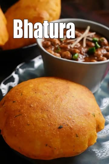 Bhatura Without Yeast Recipe (Punjabi Bhature)