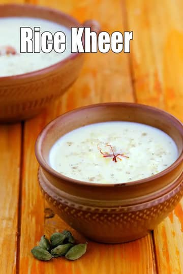 Rice Kheer ( Microwave ) Recipe