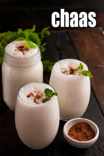 Chaas Recipe (Plain Indian Buttermilk)