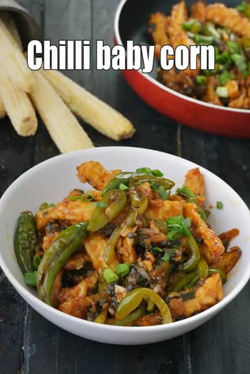 Chilli Baby Corn Recipe (Chinese Chilli Baby Corn Starter)