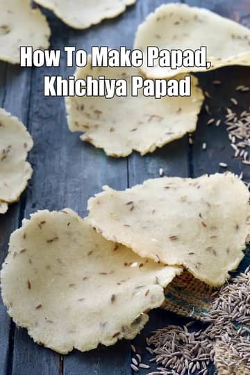 How To Make Khichiya Papad Recipe