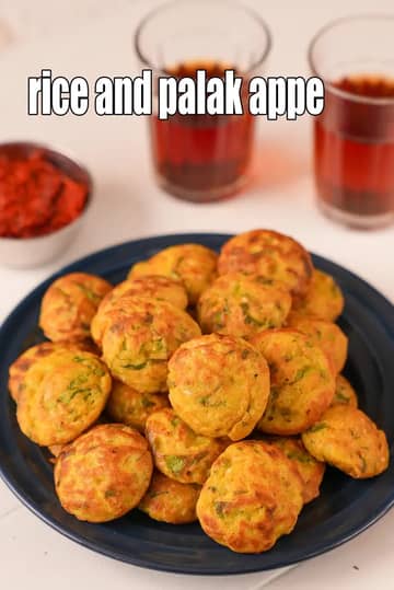 Rice And Palak Appe Recipe