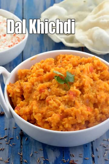 Dal Khichdi Recipe (Toor Dal Comfort food Khichdi )