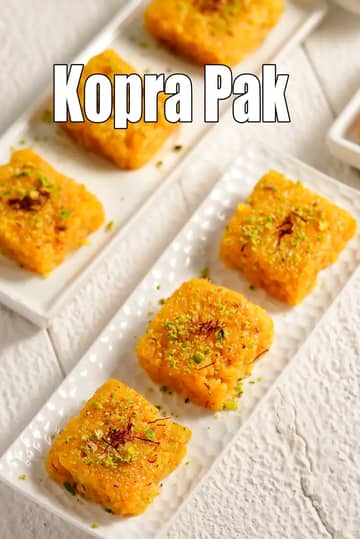 Kopra Pak Recipe (Gujaratiâ Kopra Pak)