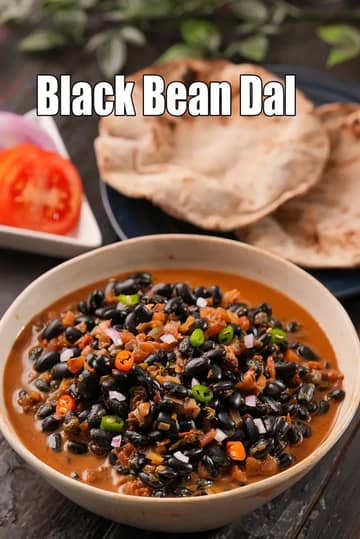 Black Bean Dal Recipe (Healthy Black Bean Dal)