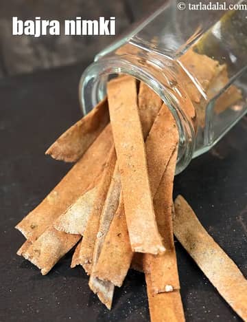 Bajra Nimki Recipe (Healthy Bajra Whole Wheat Flour Nimki)