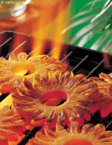Barbequed Pineapple Slices Recipe (Sizzler Recipes)