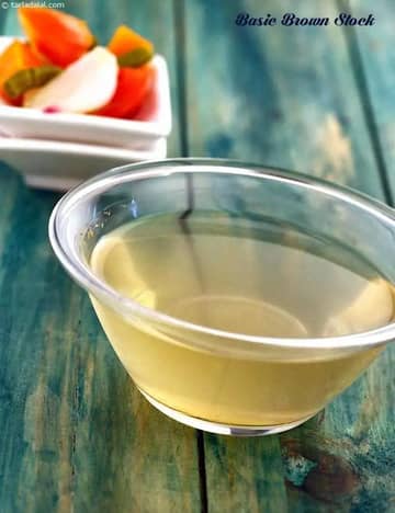 Basic Brown Stock Recipe (Indian Vegetarian Recipes)