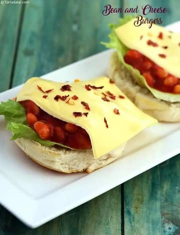 Bean And Cheese Burgers Recipe