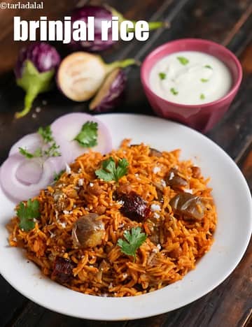 Brinjal Rice Recipe
