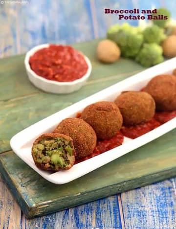 Broccoli And Potato Balls Recipe (Chinese Recipes)