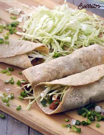 Burritos Recipe (Whole Wheat Burritos)