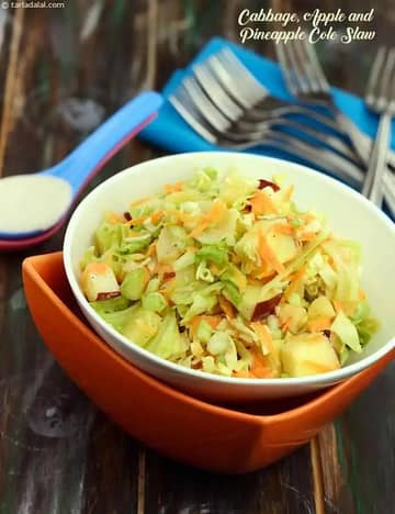 Cabbage Recipe (Apple And Pineapple Cole Slaw)