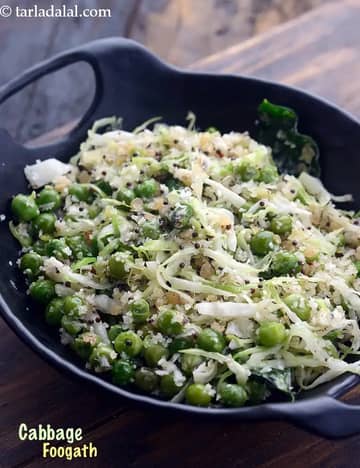 Cabbage Foogath Recipe (Goan Style Cabbage Foogath)