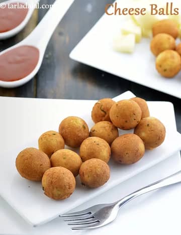 Cheese Balls Recipe (Bread Cheese Balls)