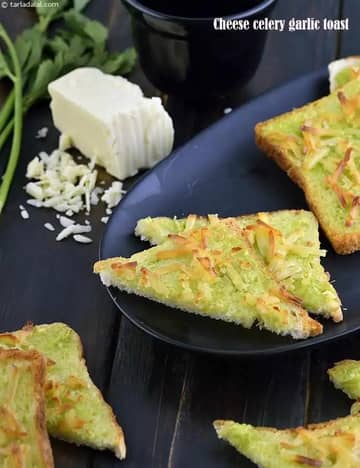 Cheese Celery Garlic Toast Recipe