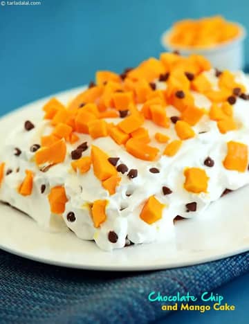 Chocolate Chip And Mango Cake Recipe