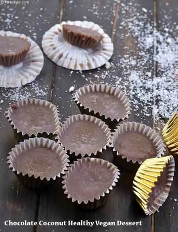 Chocolate Coconut Healthy Vegan Dessert Recipe