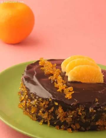 Chocolate Orange Mousse Cake ( Eggless Desserts ) Recipe
