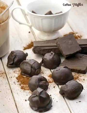 Coffee Truffles Recipe (Coffee Chocolate Truffles)