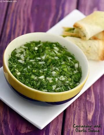 Coriander And Garlic Sauce Recipe