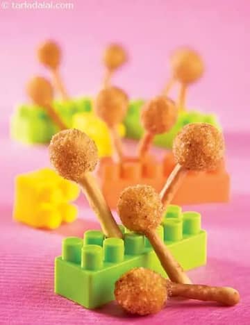 Corn Recipe (Spinach And Penne Lollipops ( For Toddlers))