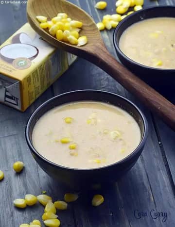 Corn Curry ( Microwave ) Recipe (Microwave Subzis Recipes)