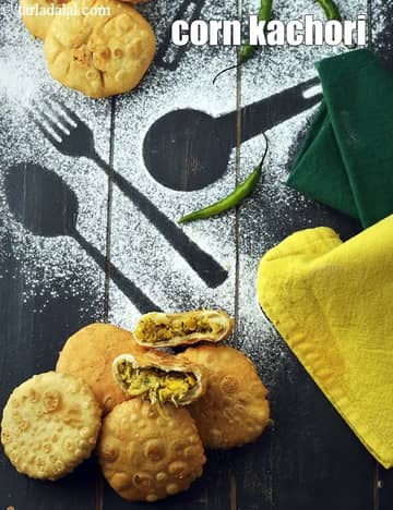 Corn Kachori Recipe (Indian Bhutte Ki Kachori)