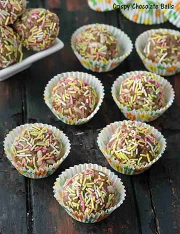 Crispy Chocolate Balls Recipe