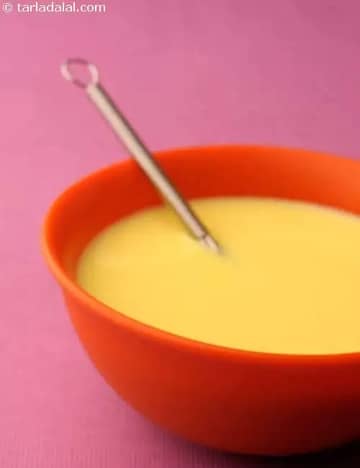 Custard Sauce ( Eggless Desserts ) Recipe