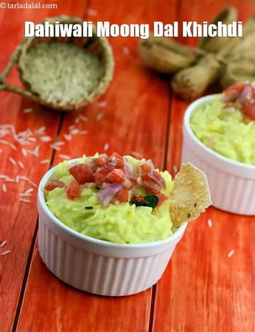 Dahiwali Moong Dal Khichdi Recipe
