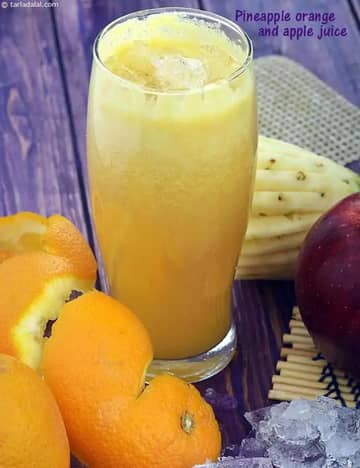 Digestive Aid Recipe (Pineapple Orange And Apple Juice)