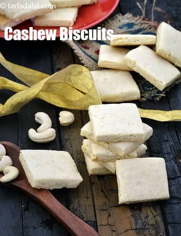 Cashew Biscuits Recipe (Indian Kaju Biscuit)