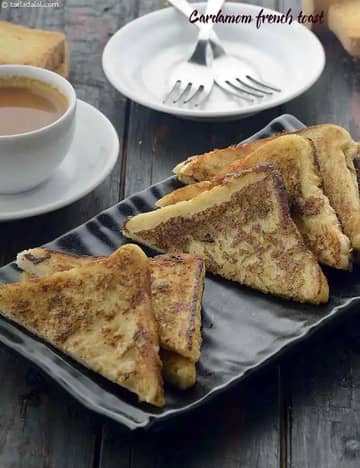 Cardamom French Toast Recipe (Elaichi French Toast)