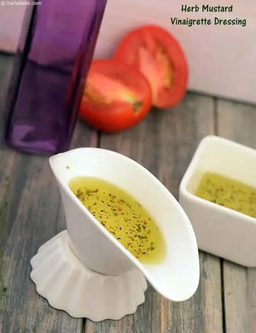 Herb Mustard Vinaigrette Dressing Recipe (Healthy Recipes)