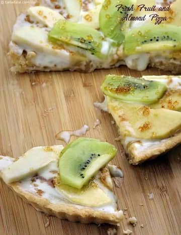 Fresh Fruit And Almond Pizza Recipe (Pizzas & Pasta Recipes)