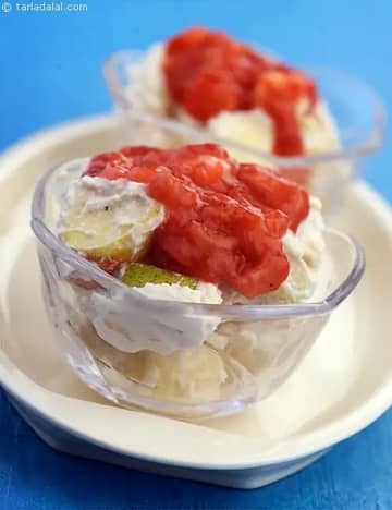 Fruits With Low Fat Cream Cheese Recipe