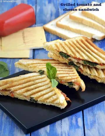 Grilled Tomato And Cheese Sandwich Recipe