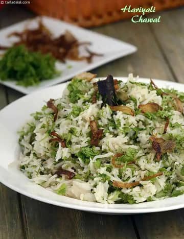 Hariyali Chawal Recipe (Coriander Rice)