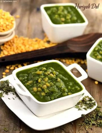 हरियाली दाल रेसिपी (हरियाली दाल तड़का)