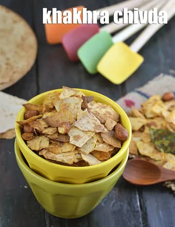Khakhra Chivda Recipe (Instant Khakhra Chivdo)