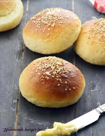 Homemade Burger Buns Recipe