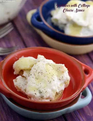 Potatoes With Cottage Cheese Sauce ( Papas A La Huanciana) Recipe