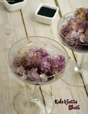Kala Khatta Slush Recipe