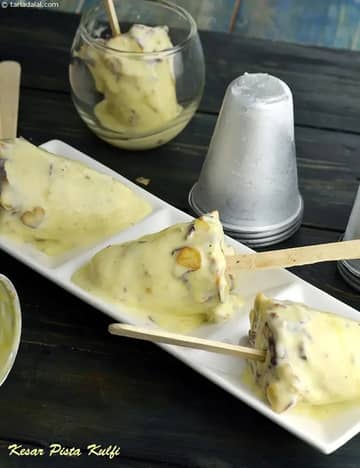 Kesar Pista Kulfi Recipe