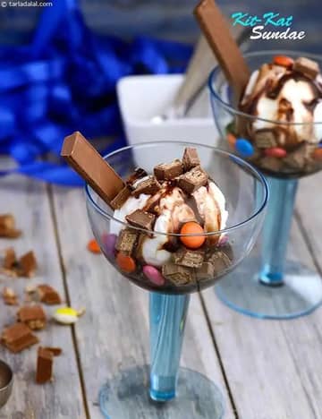 Kit- Kat Sundae Recipe